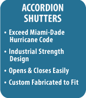 Accordion Shutters Features